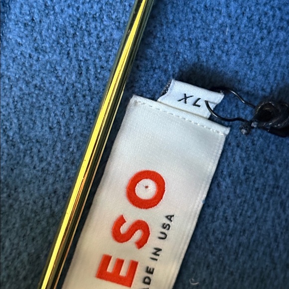 NWT Deso Tallac Small Batch Fleece Pullover in Big Sky Funnel Neck Size XL - Picture 5 of 12